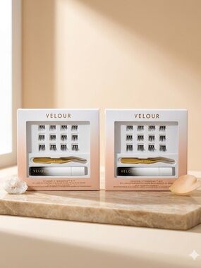 Lot of 2 Velour-Xtensions Lash Kits - Brand New in Box (DIY Cluster Extensions)